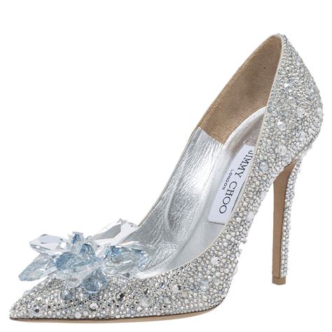 jimmy choo swarovski crystal shoes